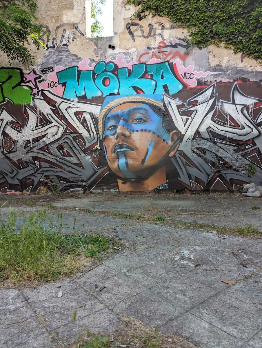 Fresque street art à Darwin, Bordeaux rive droite