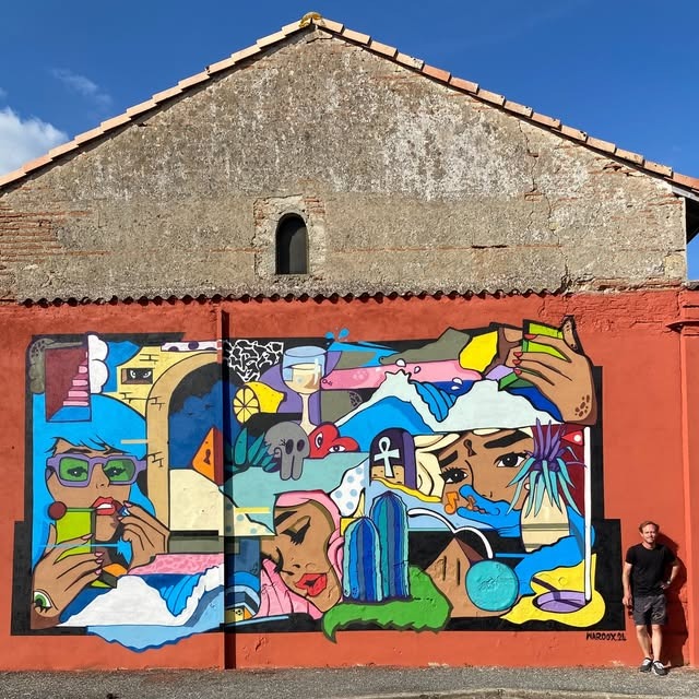 Waroox, artiste street art, Bordeaux